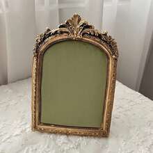 1 pezzo Supporto espositivo per collane e gioielli CASEGRACE - Con cornice dorata e superficie in velluto verde, rastrelliera espositiva per accessori, perfetto per donne come organizzatore di stoccaggio, articoli da viaggio, regalo per il ritorno a scuola, decorazione per la stanza - Verde - Visualizzare 6