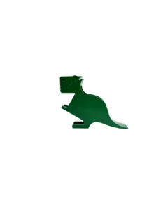 Madebyblanc 1 Peça Suporte de Recado em Formato de Dinossauro Fofo, Caixa de Recado de Mesa, Dinossauro Verde Vertical, Suporte de Caneta, Ornamento Criativo, Caixa de Cartão de Visita de Alto Valor, Ideal para Mesa de Escritório, Recepção de Empresa, Perfeito para Presente - Multicolorido - Visão 4