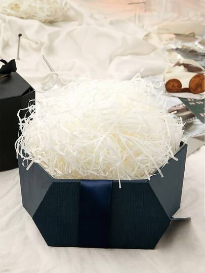 Giấy vụn gói quà 500g, thích hợp cho đám cưới, Ngày Valentine, Halloween, Ngày của Cha, Ngày của Mẹ, trang trí tiệc, giấy gói quà bằng sợi raffia dễ vỡ, bảo vệ quà tặng mùa thu.