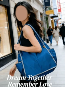 1个新款大容量多口袋手提包，女士可折叠购物袋，单肩包 - 單肩包 - 查看 10