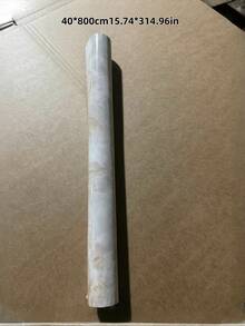 大理石纹台面贴纸 - 自粘式，可撕贴纸 - 米色大理石纹壁纸，适用于厨房、家具和桌面。 - 1PC - 查看 10