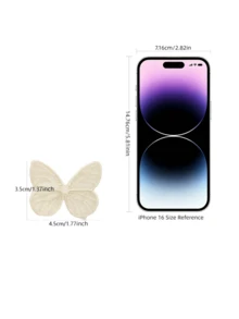 20 件/套蝴蝶图案补丁，彩色蝴蝶刺绣补丁，DIY 糖果色现代聚酰胺熨烫补丁，用于缝纫，连衣裙包装饰，连衣裙 DIY 缝纫，薄纱面料贴花，工艺缝纫装饰艺术 - 彩色 - 查看 7