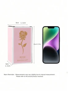 1PC Eternal Rose Flower With Light Soap Flower Bouquet, Roommate, Desk Decor, Gift - Multicolor - View 3