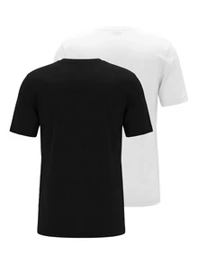 2 Pack Men's T-Shirt Black White - Open Miscellaneous - View 2