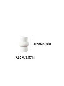 Madebyblanc Bộ 6 bình gốm sứ cao cấp không tráng men, dùng để cắm hoa giả, trang trí bàn làm việc, lý tưởng cho chụp ảnh, trang trí nhà cửa, khách sạn, cắm hoa và làm quà tặng. - Nhiều màu - Xem 6