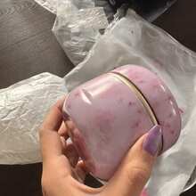 1 Set Includes 1 Large Powder Puff, 1 Powder Box, And 1 Loose Powder Container, Powder Puff And Powder Box Suitable For Bathing And Travel, Perfect Gift For Christmas, Holidays, Halloween, Valentine's Day, Eid - Multicolor - View 9