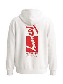 Men's Hoodie White - Ecru - View 2
