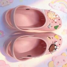 Zapatillas antideslizantes de EVA para mujeres, diseño de dibujos animados ligero y duradero - Rosa - Ver 3