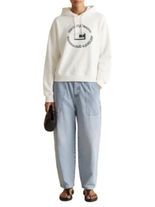 Women's Hoodies White - Ecru - View 6