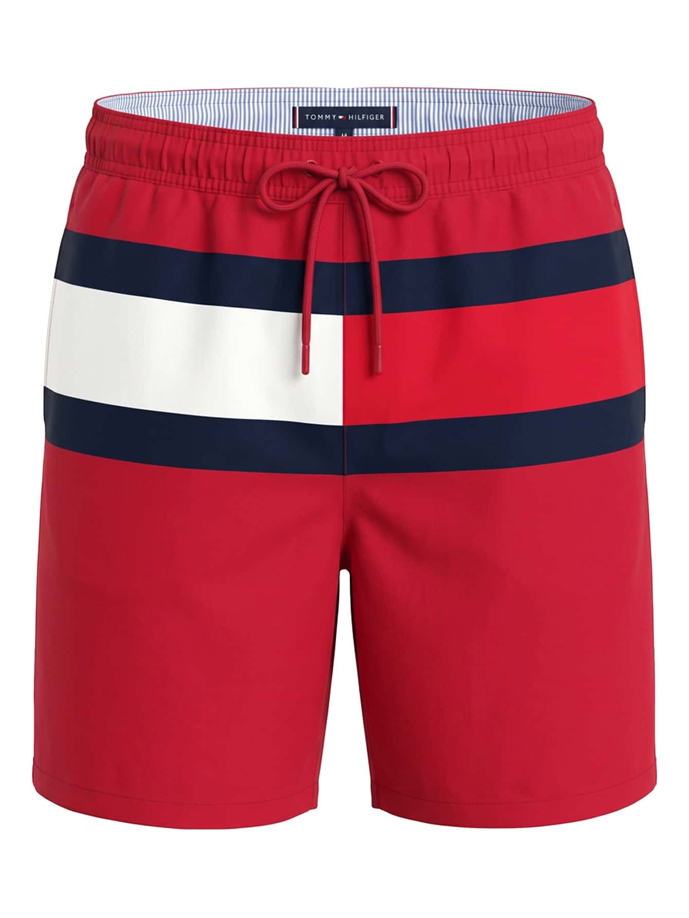 Flag Men's Swimshorts Red - Raspberry Juice - View 1