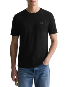 2 Pack Men's T-Shirt Black White - Open Miscellaneous - View 3