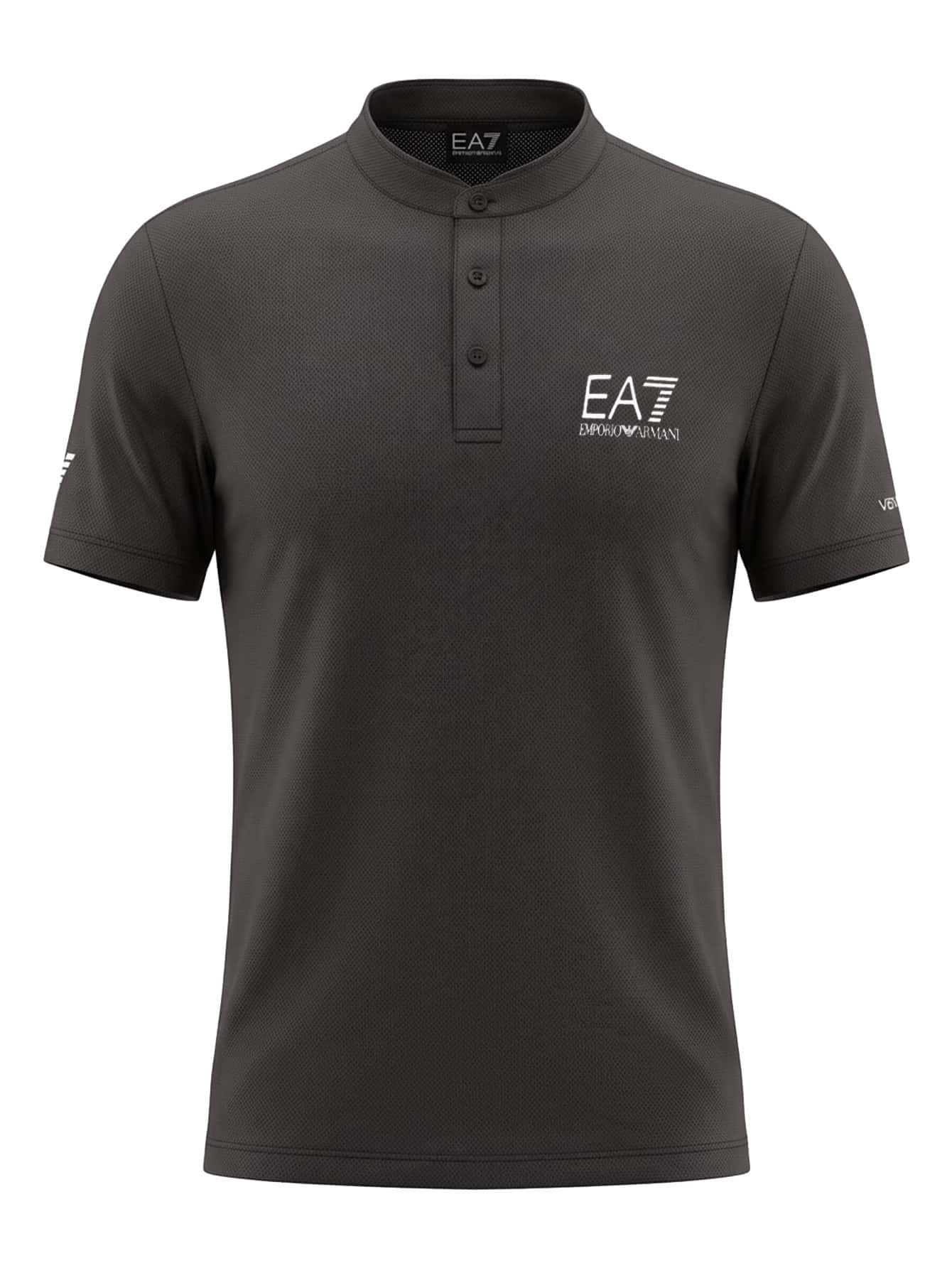EA7 Men's Polo Shirt Black - Black - View 1