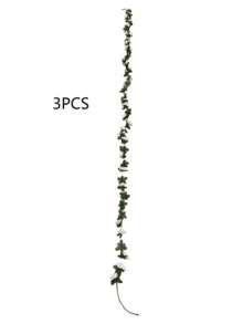 1/3/5件装人造玫瑰藤蔓花环，婚礼场地装饰，家居卧室客厅浴室墙面悬挂装饰，户外花园学校生日派对。 - 彩色 - 查看 9