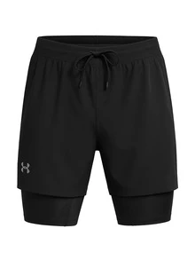 Under Armour Launch Men's Running Shorts Black - Black / Black / Reflective - View 1