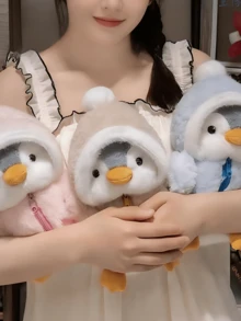 1 新款毛绒企鹅玩偶，有三种颜色可选 - 完美的节日礼物、圣诞礼物、惊喜礼物、情人节礼物、感恩节礼物、情侣礼物或创意有趣的友谊纪念品。 - 彩色 - 查看 3