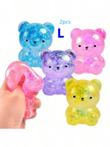 POKOJA LAND A Squeeze Sensory Stress Relief Toys, Squeezing Sugar Ball Fidget Toys, Containing Viscous Substance, Suitable For Relieving Anxiety, Autism, Restlessness And Other Symptoms.(Color And Style Random) - Multicolor - View 9