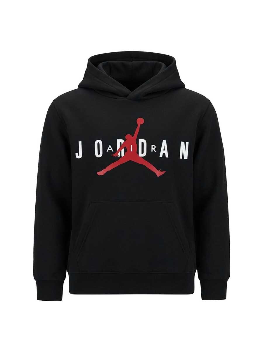 Jordan Kids Hoodie Black - Black - View 1