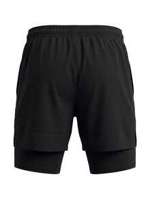 Under Armour Launch Men's Running Shorts Black - Black / Black / Reflective - View 2