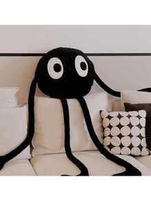 One Piece Of Soft, Black Charcoal Ball Stuffed Animal Toy, Funny Decorative Animal Toy, Decorative Pillow And Cushion For Home And Sofa, Christmas And Thanksgiving Gift - Multicolor - View 10
