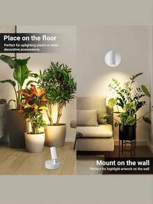 1pc LED Rechargeable Wall Light, Magnetic Spotlight, Painting Light, Nightlight, Bedside Reading Lamp, Eye-Caring Bedroom Night Light, Dimmable, Wireless No Drilling, 360° Rotatable Touch Control, Rechargeable Battery - إضافة متعدد الألوان - مشاهدة 6