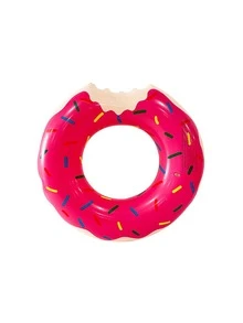 Inflatable Swimming Ring, PVC Inflatable Swimming Ring, Unisex Underarm Float, Donut Design, Suitable For Summer Water Sports, Pool Parties, Beach Parties, Swimming Pools, Beaches, And Summer Vacation Leisure Swimming Rings. - Multiple Styles - View 1