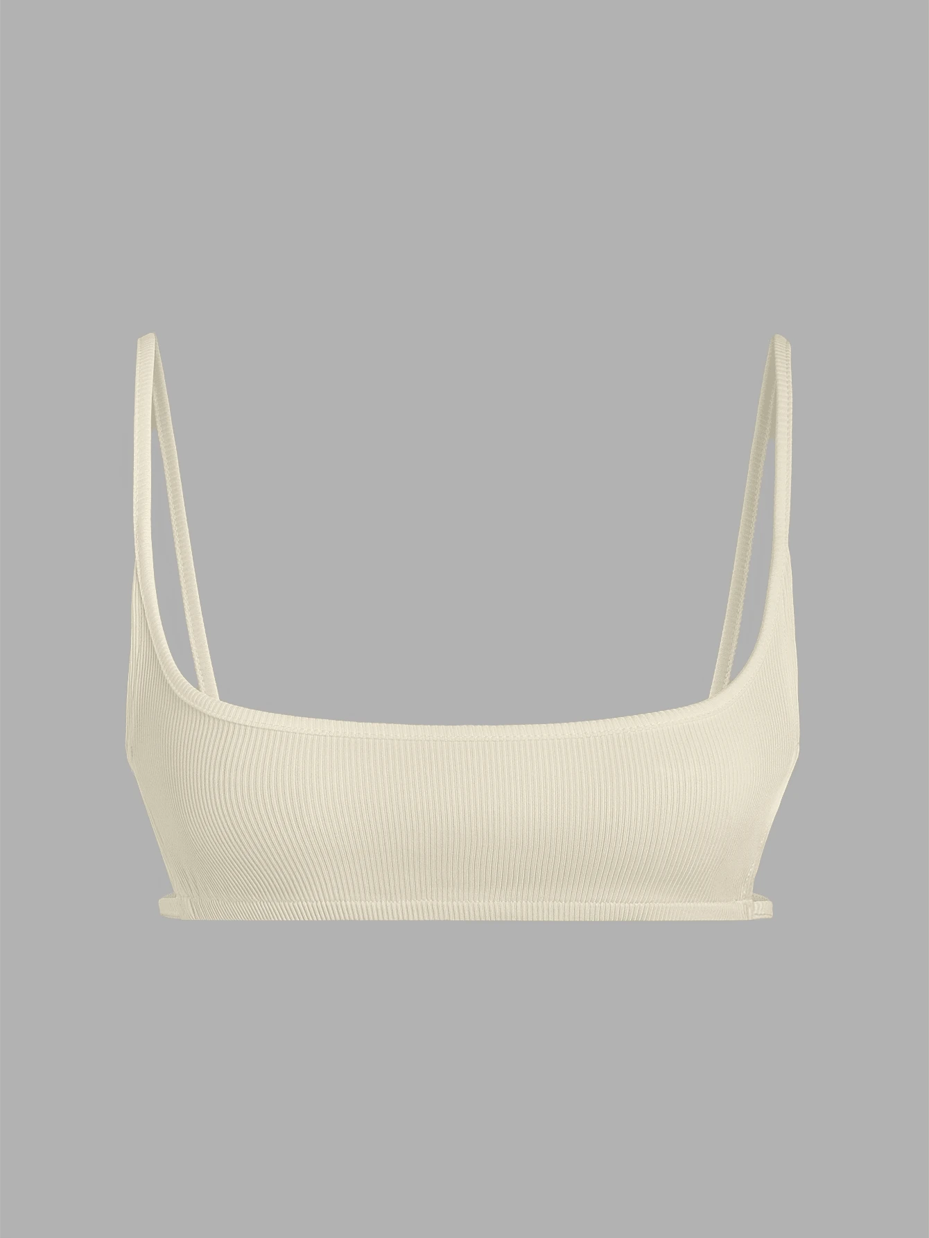 EgrlEra Women's Casual Versatile Backless Cropped Camisole Top - Apricot - View 1