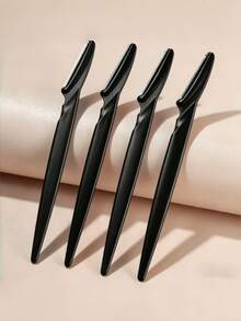 60/30Pcs Portable Hair Removal Device, Suitable For Both Men And Women, Facial Shaver, Eyebrow Trimmer, Facial Skin Smoothing Tool, Hair Removal Device With Anti-Scratch Blade Mesh. - Beige - View 6