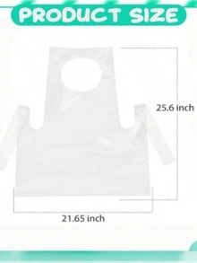 100/150 chiếc tạp dề dùng một lần cho trẻ em, tạp dề thủ công cho trẻ em, tạp dề nấu ăn cho trẻ em, áo choàng vẽ tranh dùng một lần, tạp dề vẽ tranh cho trẻ em, tạp dề nghệ thuật cho trẻ em. - Nhiều màu - Xem 2