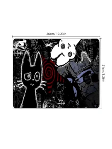 1 Tấm lót chuột chơi game cỡ lớn, dùng cho bàn phím máy tính, thiết kế mèo hoạt hình phong cách Punk, thẩm mỹ tối màu, đế cao su chống trượt, in độ nét cao, chống thấm nước, viền may chắc chắn. Thích hợp cho gia đình, trường học, ký túc xá, văn phòng, máy tính để bàn, game thủ, quà sinh nhật, quà tặng ngày lễ. - Nhiều màu - Xem 10