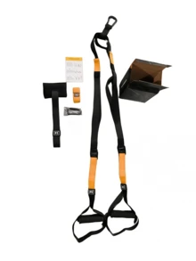 1条可调节悬挂式阻力带 P3 家用健身房全身锻炼涤纶黑色健身器材运动装备 - 黃色 - 查看 15