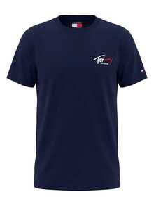 Signature Slim Chest Men's T-Shirts Dark Night Navy - Dark Night Navy - View 4