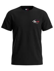 Signature Slim Chest Men's T-Shirts Black - Black - View 4