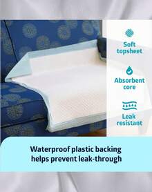 20/40/50PCSCount Tear Resistant Disposable Bed Pads Super Absorbent Underpads Thickened Incontinence Pads For Adults Elderly Pet Training Pads - multicolor - View 3