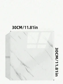 12PCS Peel And Stick Vinyl Floor Tiles Waterproof Easy Removable PVC Flooring White Marble Pattern Self Adhesive Floor Stickers For Bathroom Kitchen Bedroom Living Room Decor Wallpaper Home Improvement - multicolor - View 9
