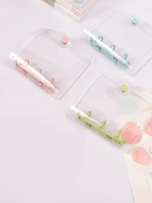 Bộ 1 cuốn sổ tay mini Macaron, sổ nhật ký cầm tay, 80 tờ giấy rời. - Nhiều màu - Xem 11