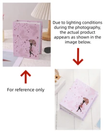 Album ảnh 6 inch, 100 tờ, kiểu dáng đơn giản và tươi mới, có ngăn đựng ảnh, dành cho bé gái, thiết kế ngẫu nhiên, 1 cái, đồ dùng học tập. - 6 inch - Xem 9