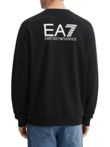 EA7 Men's Sweatshirts Black - 黑色 - 查看 2