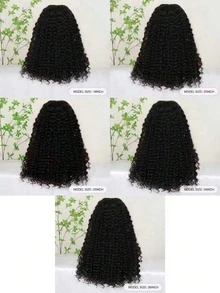 Pre Plucked Pre-Cut Lace Melting Lace Front 7x5 Glueless Deep Wave Closure Wig 100% Human Hair 9AM HAIR - Natural Black - View 5