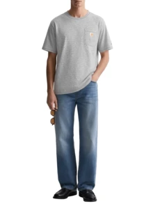 Carhartt قميص رجالي رمادي من فورس بوكيت - رمادي - مشاهدة 3