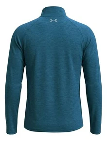 Under Armour Tech Textured Men's 1/2 Zip Sweatshirts Navy Blue - Wham Blue / White - View 2