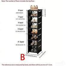 Space-Saving Stackable Shoe Rack, Durable Metal Shoe Cabinet Storage Shelf With Quality Fabric Dividers, Suitable For Entryway And Dorm - Easy To Assemble, Durable And Stylish Home Storage Organizer - Multicolor - View 10