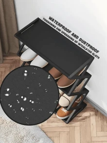 1 件式 4 层 X 型防尘鞋架 - 可折叠节省空间鞋柜，钢管鞋架，易于组装，无需工具即可组装，适用于家庭、宿舍、门廊、办公室，防尘设计，适用于入口、走廊、卧室和宿舍。 - 彩色 - 查看 5