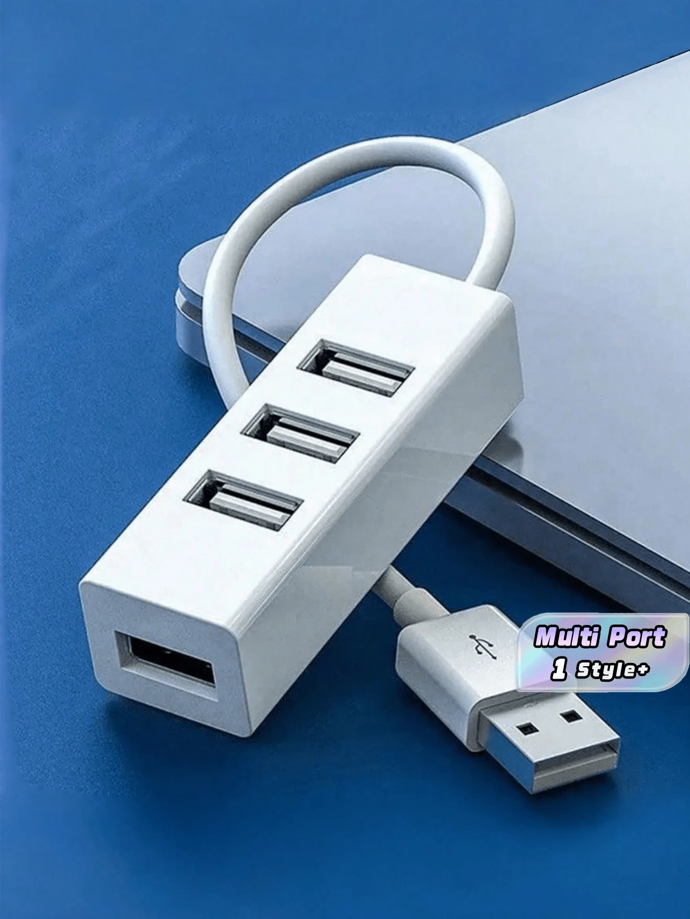1 Pack 100W GaN Fast Charger USB C Wall Adapter Multi Port Quick Charge 30 PD QC Power Converter Smart IC For Laptop Phone Tablet Multiple Devices Home Office Travel Data Center Universal Charging Station - White - View 1