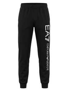 EA7 Pantaloni Men's Joggers Black - Black and White - View 4