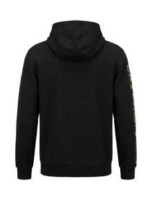 EA7 Men's Full Zip Hoodie Black - Black - View 5