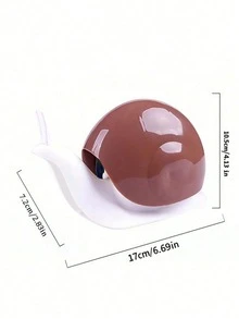 Zazumi 1Pc/3Pcs Cute Cartoon Snail Shaped Push-Type Dispensing Bottle, Portable Refillable Container For Bathroom Hand Soap, Lotion, Shower Gel And Shampoo Storage - multicolor - View 11