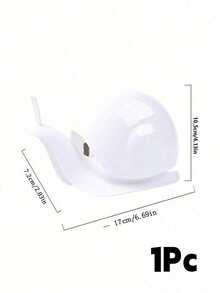 Zazumi 1Pc/3Pcs Cute Cartoon Snail Shaped Push-Type Dispensing Bottle, Portable Refillable Container For Bathroom Hand Soap, Lotion, Shower Gel And Shampoo Storage - multicolor - View 7