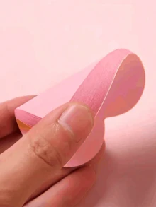 100pcs Heart-Shaped Stickers For A Convenient Self-Adhesive Notepad, Notebook, Planner, And Office/Study Stationery Accessory – A Must-Have For Back-To-School Season. - Pink - View 4