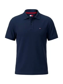 Men's Polo Shirts Navy Blue - Dark Night Navy - View 4
