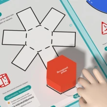 MINKOJA MINKOJA 3D Geometric Folding Model Kit – Math Manipulative For Learning Geometric Shapes – Pull-Apart & Expandable 3D Geometry Models – Hands-On Exploration Of The Mysteries Of Solid Geometry – Interactive Learning Tool – Student DIY Math Craft Kit – Math Visualization Teaching Aid – STEM Education For Home And School – Essential Math Manipulative For Students – Top Choice For Educational Institutions – Ideal Birthday Gift For Boys And Girls - Multicolor - View 9